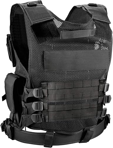 Miniatura 9 de Marmot Chaleco táctico Chaleco de malla duradero con cinturón desmontable y funda para pistola subcompacta/compacta/estándar