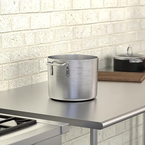 Miniatura 8 de Olla de aluminio de peso estándar de 32 cuartos de galón con tapa