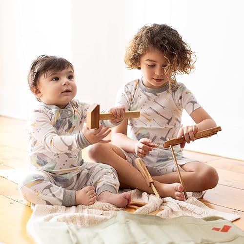 Miniatura 200 de Burt's Bees Baby Pijama para niña, 2 piezas, camiseta de manga larga y pantalones de algodón orgánico