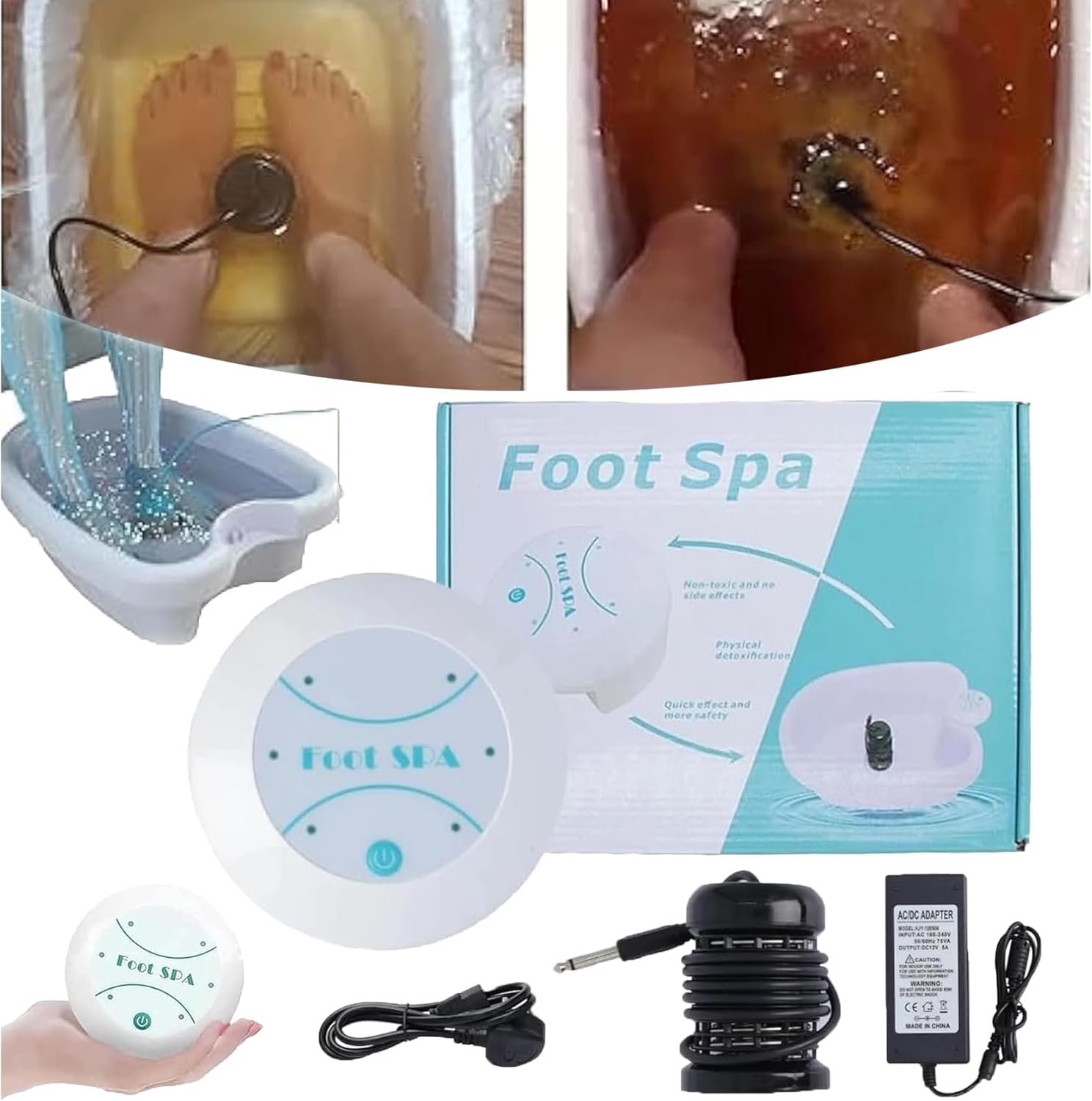 PUBEIR Biovita Wellness Ionic Foot Bath Upgraded, Biovita