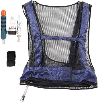 Atyhao Vortex Tube Host, Welding Steel Air Compressed Cooling Vest Welding Steel Air Compressed Cooling Vest Vortex Tube Air Conditioner Waistcoat