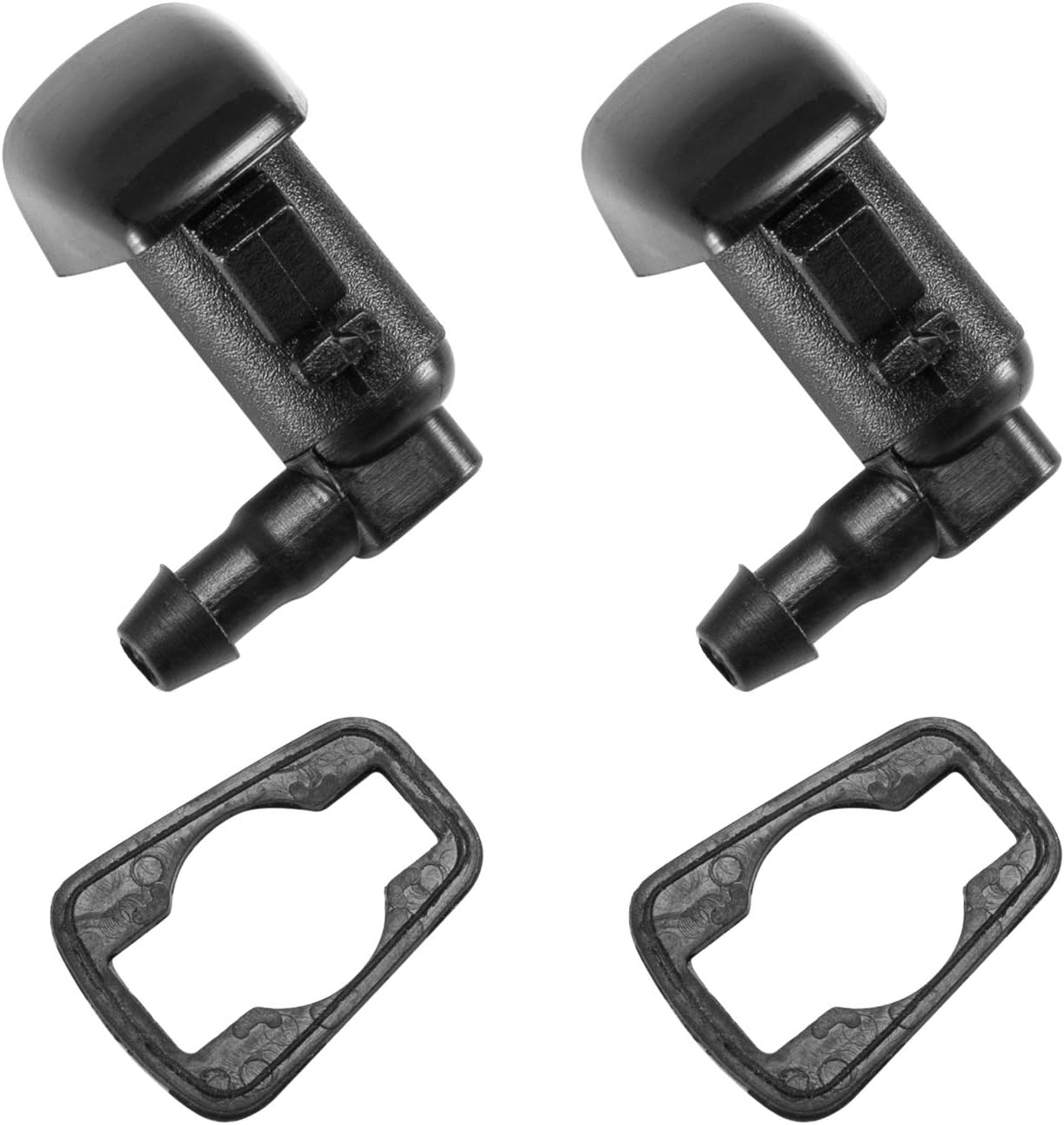 2PCS Front Windshield Washer Nozzle Wiper Spray Kit fit for 2008-2012 Ford Fusion Mercury Milan Lincoln MKZ, Replacement for 8E5Z-17603-A