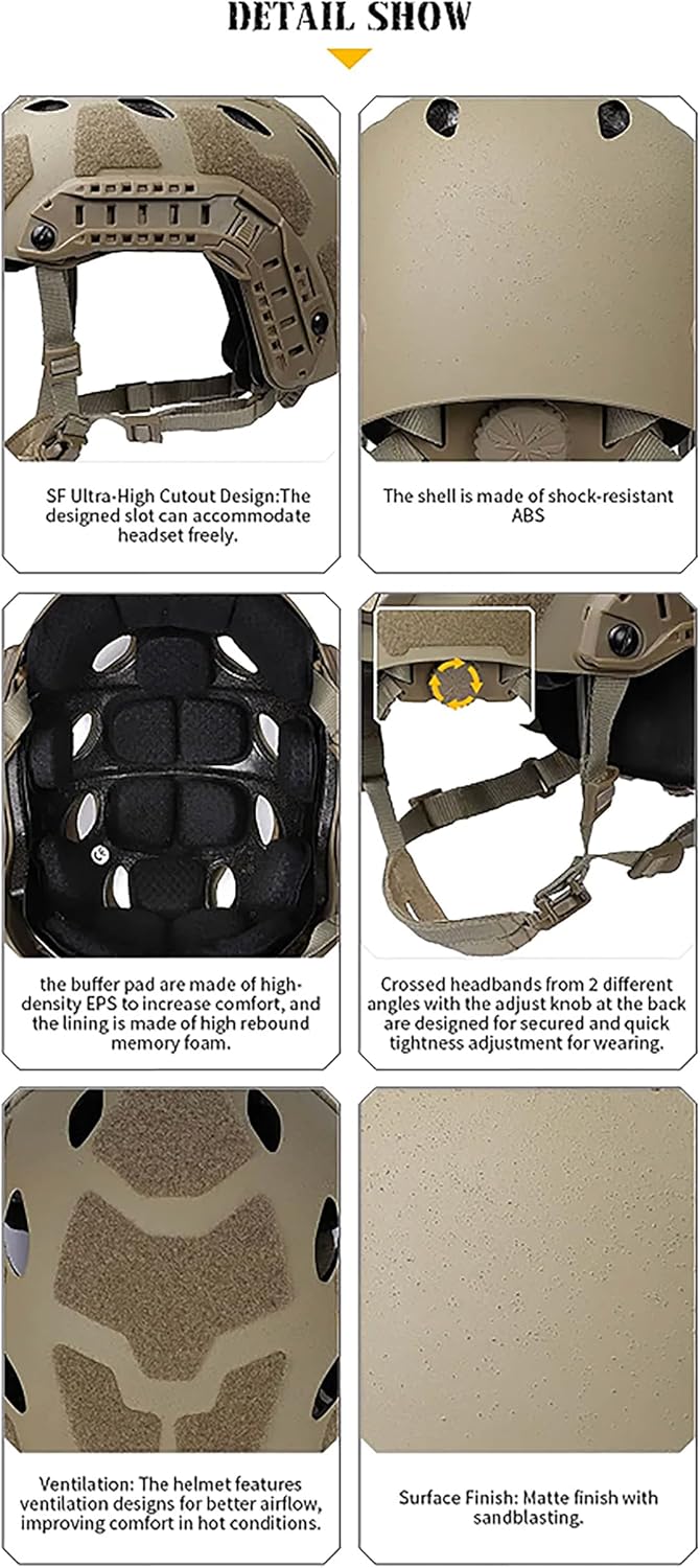 Emerson Fast SF Ultra High Cut Tactical Helmet