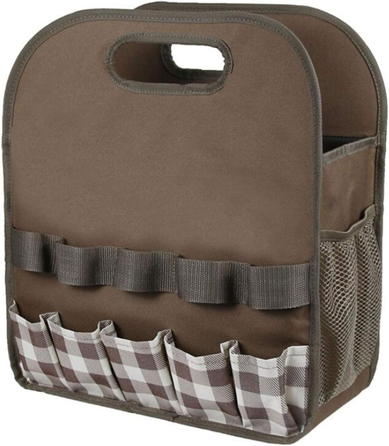 Gardening Tote Bag Garden Tool Bag with PE Board Garden Tote Home Organizer with 13 Pockets Gardening Tool Kit Holder Oxford Bag Gardening Tools Organizer Tote Lawn Yard Bag