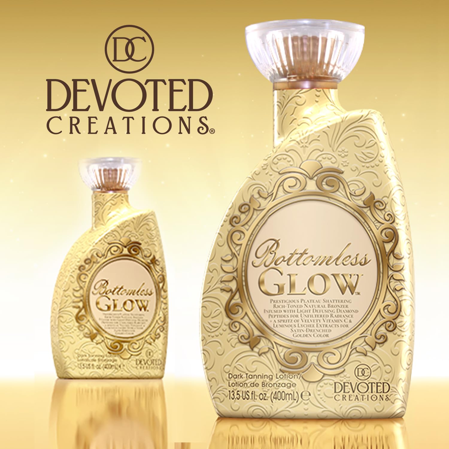 Devoted Creations - Bottomless Glow - Sonnencreme - 400ml