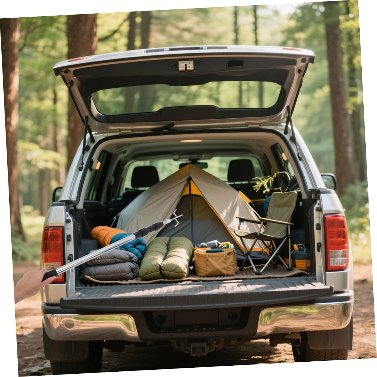 Telescoping Truck Bed Cargo Grabber Tool Heavy Duty Reach Tool for Pickup Trucks Warehouses Homes Multi Use Extendable Grabber for Efficient Retrieval