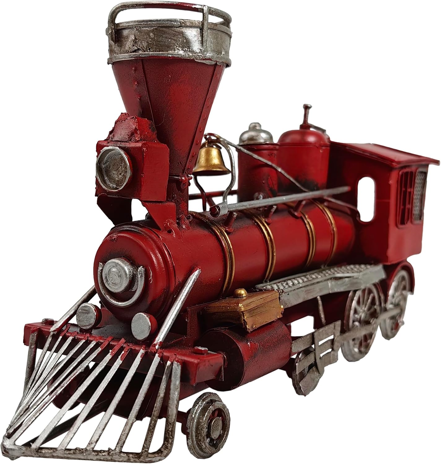 YCHTEWY-Metal Model Locomotive Classic Locomotive Collectible Model Train Classic Home Decor, Metal Locomotive Christmas Decor ，Unique of VintageTable Top Decor. (D)