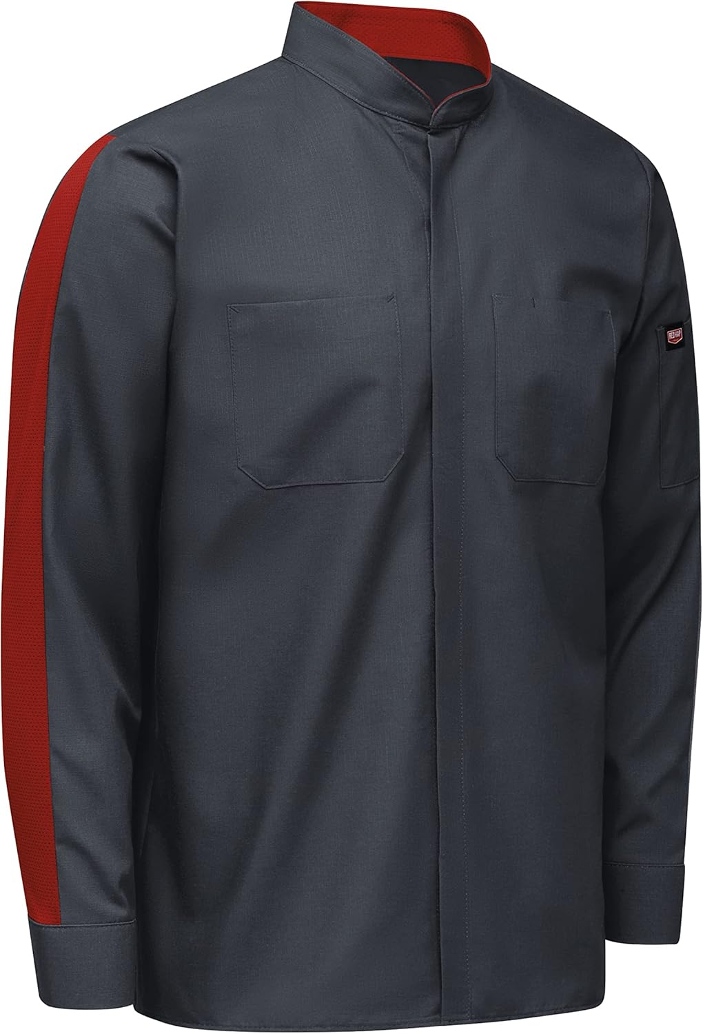 Red Kap Men's Long Sleeve Two-Tone Pro+ Work Shirt with Oilblok and Mimix - Image 4