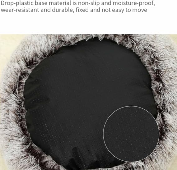 Cozy Cocoon Dog Bed,Cozy Cocoon Pet Bed for Dogs,Cat Bed Round Plush Fluffy Hooded Cat Bed Cave, Cozy for Indoor Cats or Small Dog beds, Soothing Pet Beds Doughnut Calm Anti-nxiety Dog Bed.