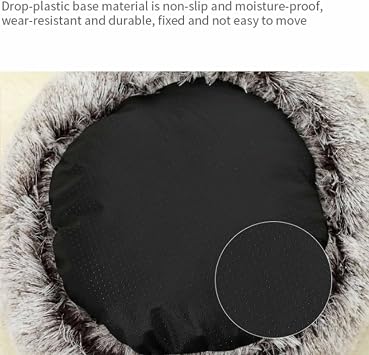 Cozy Cocoon Dog Bed,Cozy Cocoon Pet Bed for Dogs,Cat Bed Round Plush Fluffy Hooded Cat Bed Cave, Cozy for Indoor Cats or Small Dog beds, Soothing Pet Beds Doughnut Calm Anti-nxiety Dog Bed.