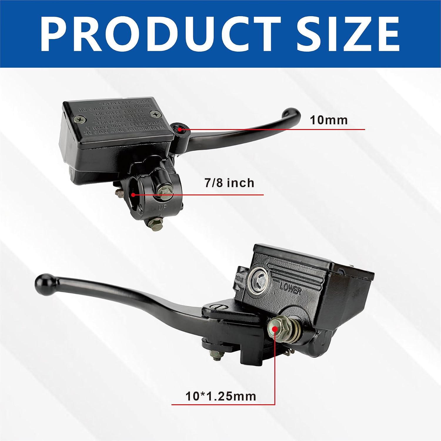 Replacement 7/8" Front Brake Master Cylinder Reservoir for Honda TRX 250 300 350 400 450 FourTrax Rincon Recon Sportrax Rancher 350 400 420 Foreman 400 450 500