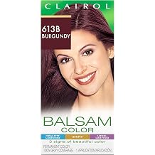 Clairol Balsam Permanent Hair Dye, 613B Burgundy | Pack of 1