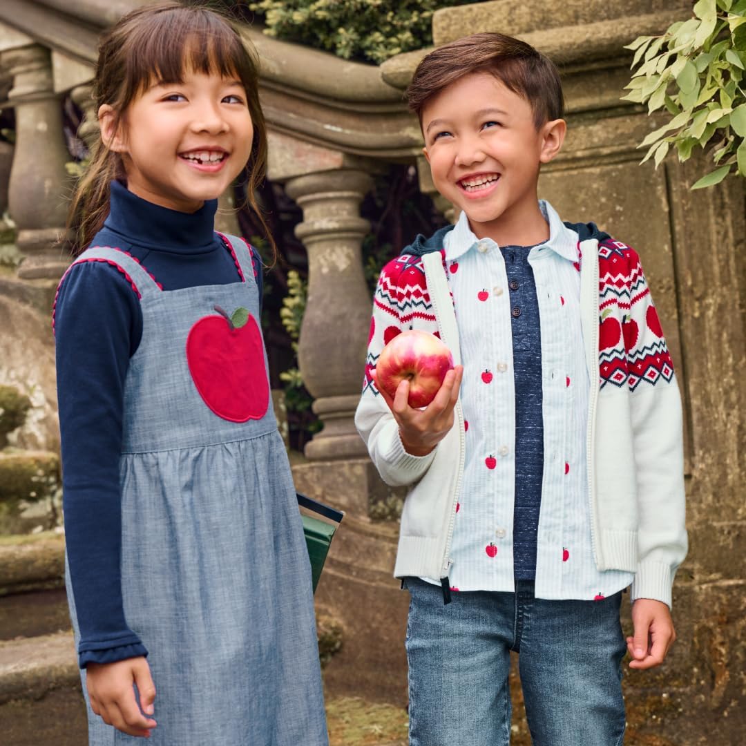 Gymboree Boys and Toddler Long Sleeve Zip Up Hoodie Sweatshirt - Image 3