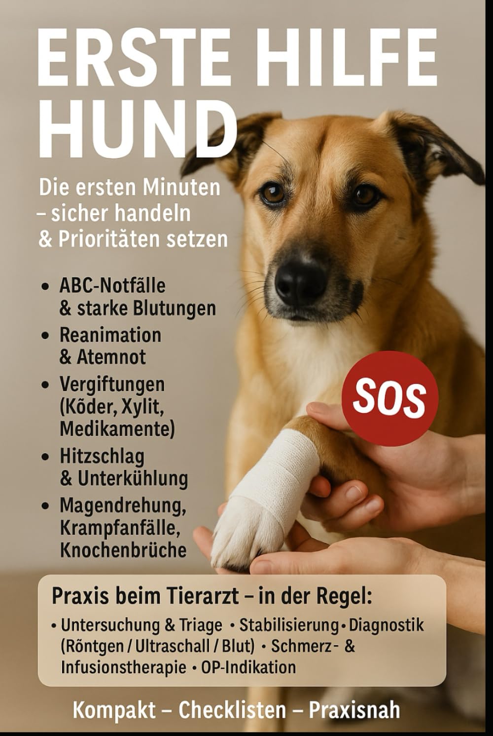 Erste Hilfe für deinen Hund – Ruhig handeln in Notfällen von A bis Z