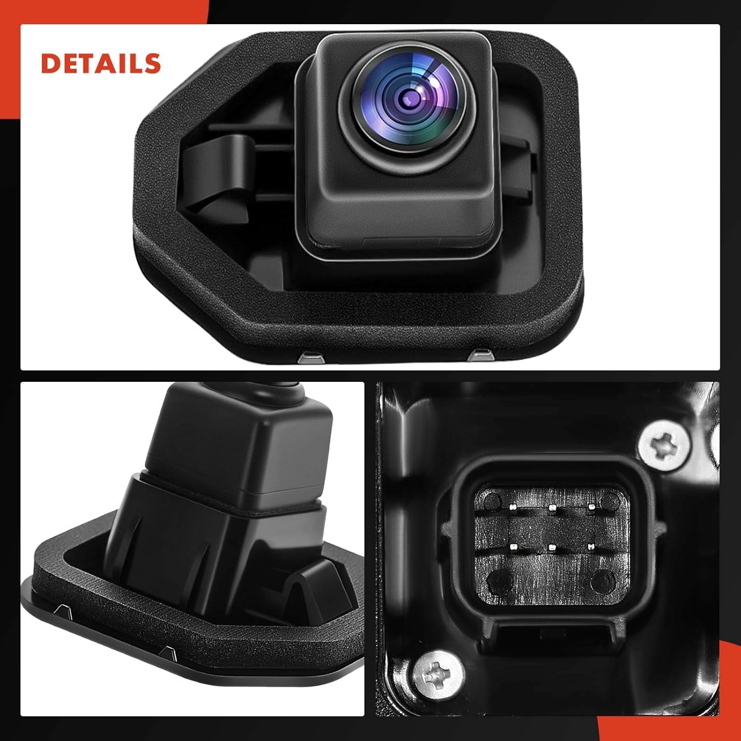 A-Premium Park Assist Camera Rear View Backup Reverse Camera Compatible with Select Nissan Models - 2015-2023 Murano, 2016-2019 Maxima - Replace# 284425AA0C