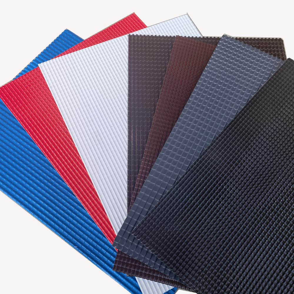 ТоуPRO - S/HO/N Scale Plastic Model Tiles DIY Ԁoll House Roof Materials Wall Sheet Building For Train Architecture Layout 20 * 30cm (S deep brown)