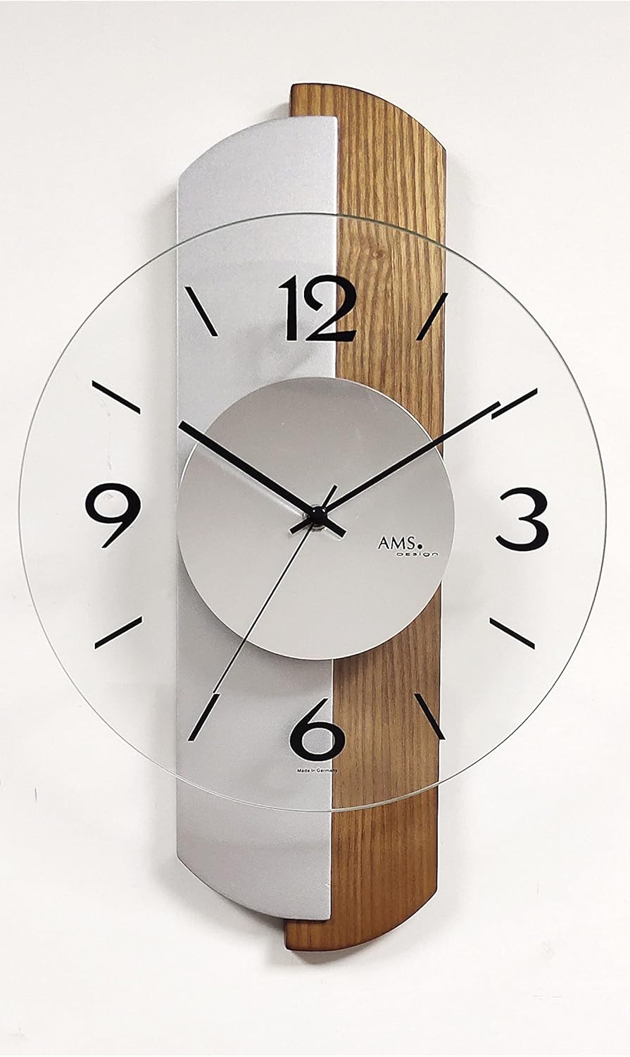 AMS Modern Wall Clock with Quartz Movement from W9211