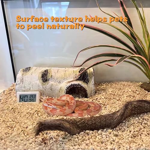 Miniatura 22 de Reptile Rock Reptil Ocultar Cueva Escondite Terrario Habitat Decoración Adorno Refugio Refugio para Serpiente, Geckos, Lagartos, Tortuga, Ranas