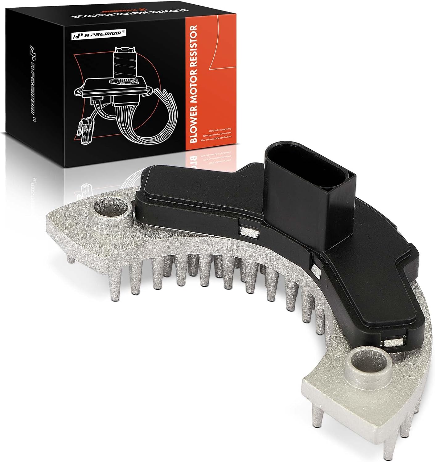 A-Premium HVAC Heater Blower Motor Resistor Compatible with Volvo Vehicles - VHD 2001-2009, VN 2004-2004, VNM 2000-2009, VT 2006-2009
