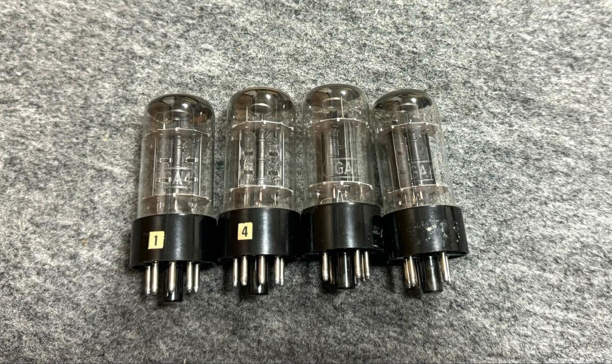 真空管 東芝製 6GA4 品 4本セット(真空管)｜売買されたオークション
