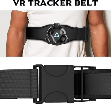 Orzero 1 Set Trackstraps Compatible for HTC Vive Tracker 3.0/HTC Vive Tracker 2017,2018/VRChat TrackBelt Extended Waistband Strap Wristband Strap Anti Skid Tracking for VR and Motion Capture