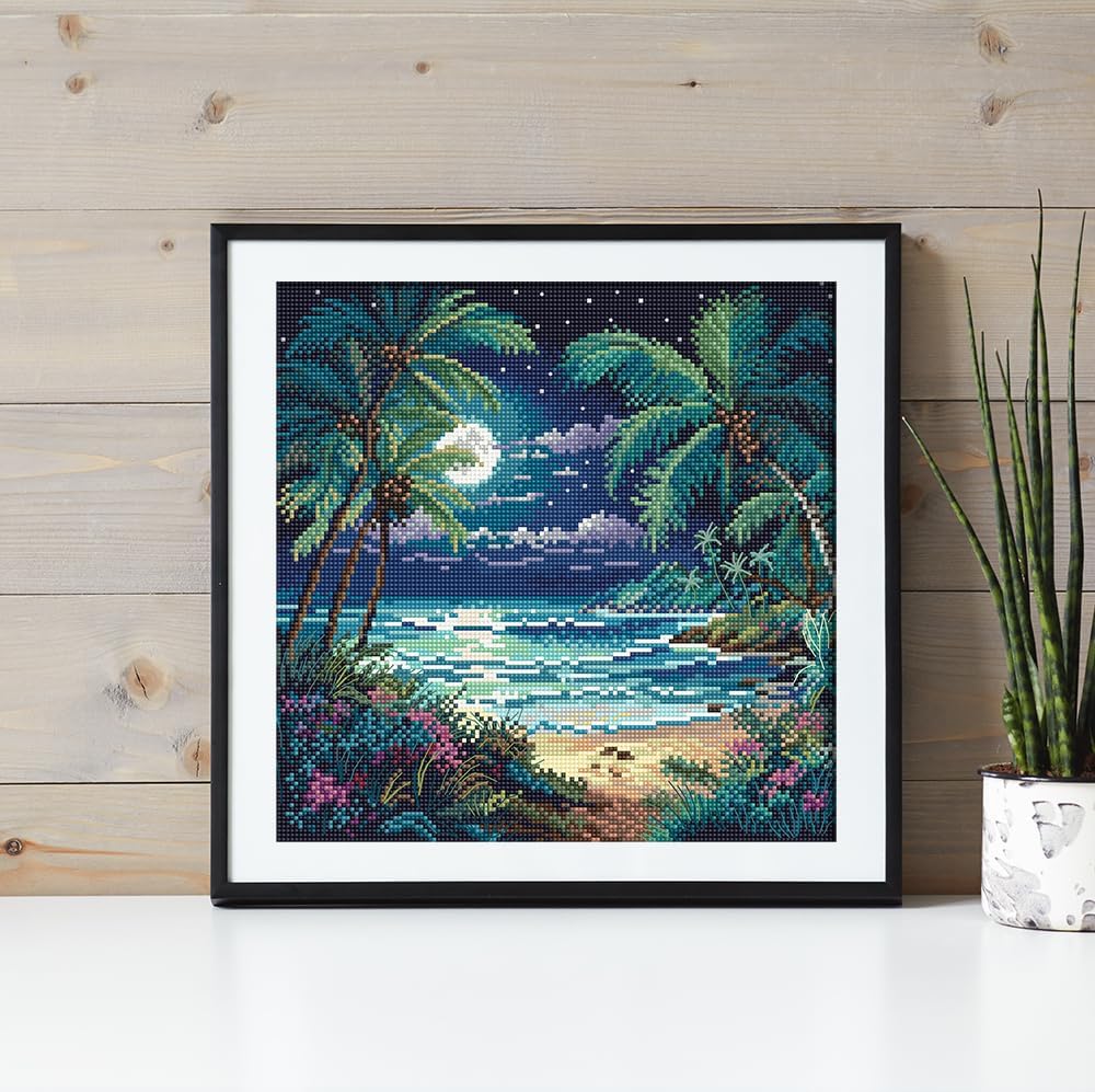 Letistitch L450 Night Paradise- Printed Chart/Fabric and Floss are not Included