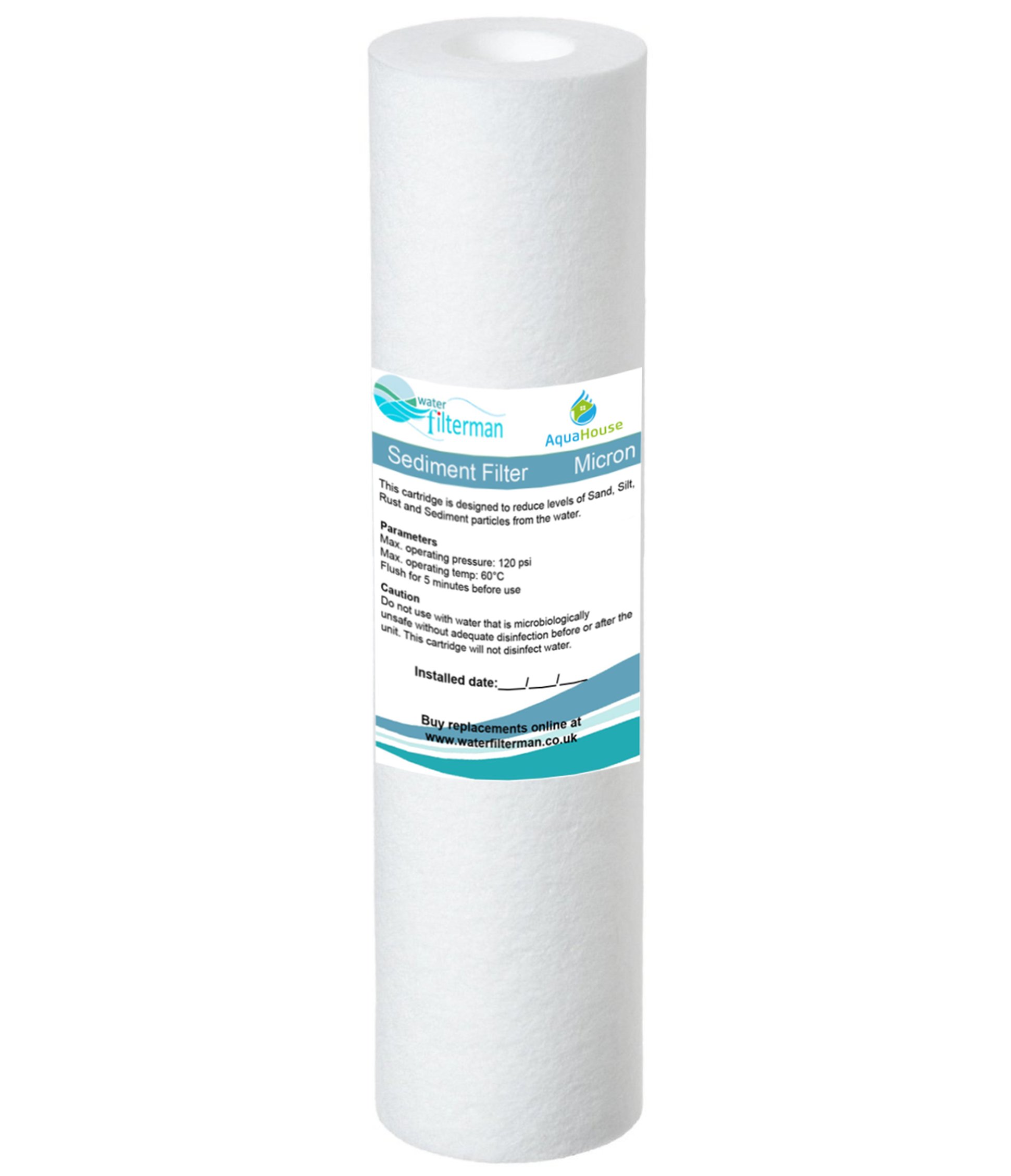 AquaHouse Small UV Pre-filter System Sediment Replacement Cartridge AH-SED105-UV