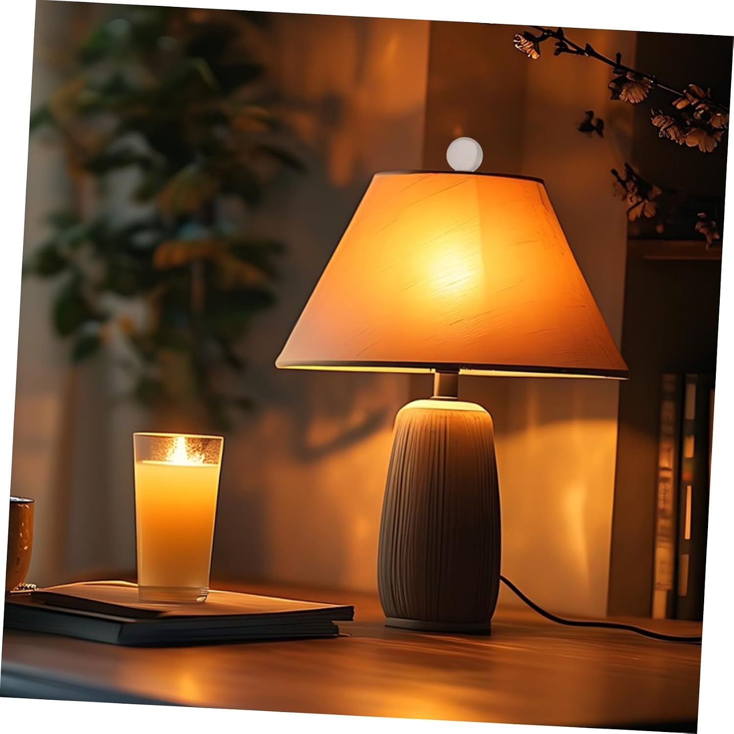 OSALADI Clear Glass Lamp Finial Cap Decorative Finials for Lamp Shades Base Installation Versatile Replacement