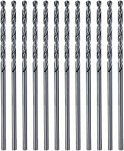 12 Stück 1.3mm Bohrersatz - [#55 Durchmesser] M2 HSS Mikro Nummeriertes Mini-Schneidwerkzeug Für Die Bearbeitung Holzarbeiten Handwerksgebrauch 135° Schneidwinkel Schwarz