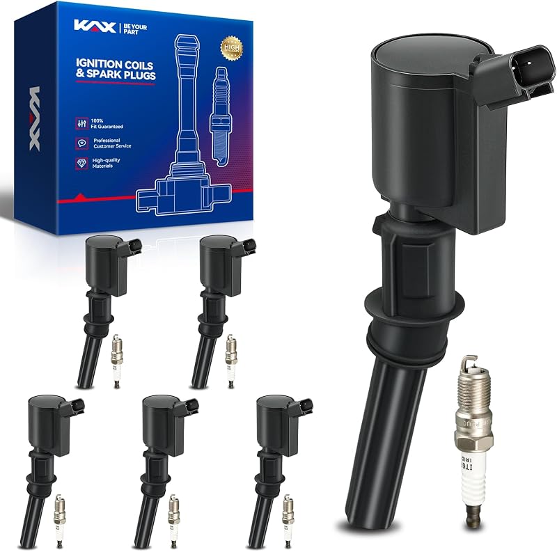 Kit KAX com 6 bobinas de ignição FD503 e 6 velas SP493 para Ford 4.6L – 12 peças