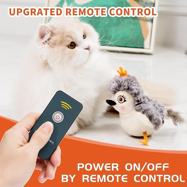 Foto 3 de 7 de Piper Tomi Cat Toy, Pipertomi Cat Toy, Flapping Bird Cat Toy, Chirping Bird Cat Toy Flapping Wings