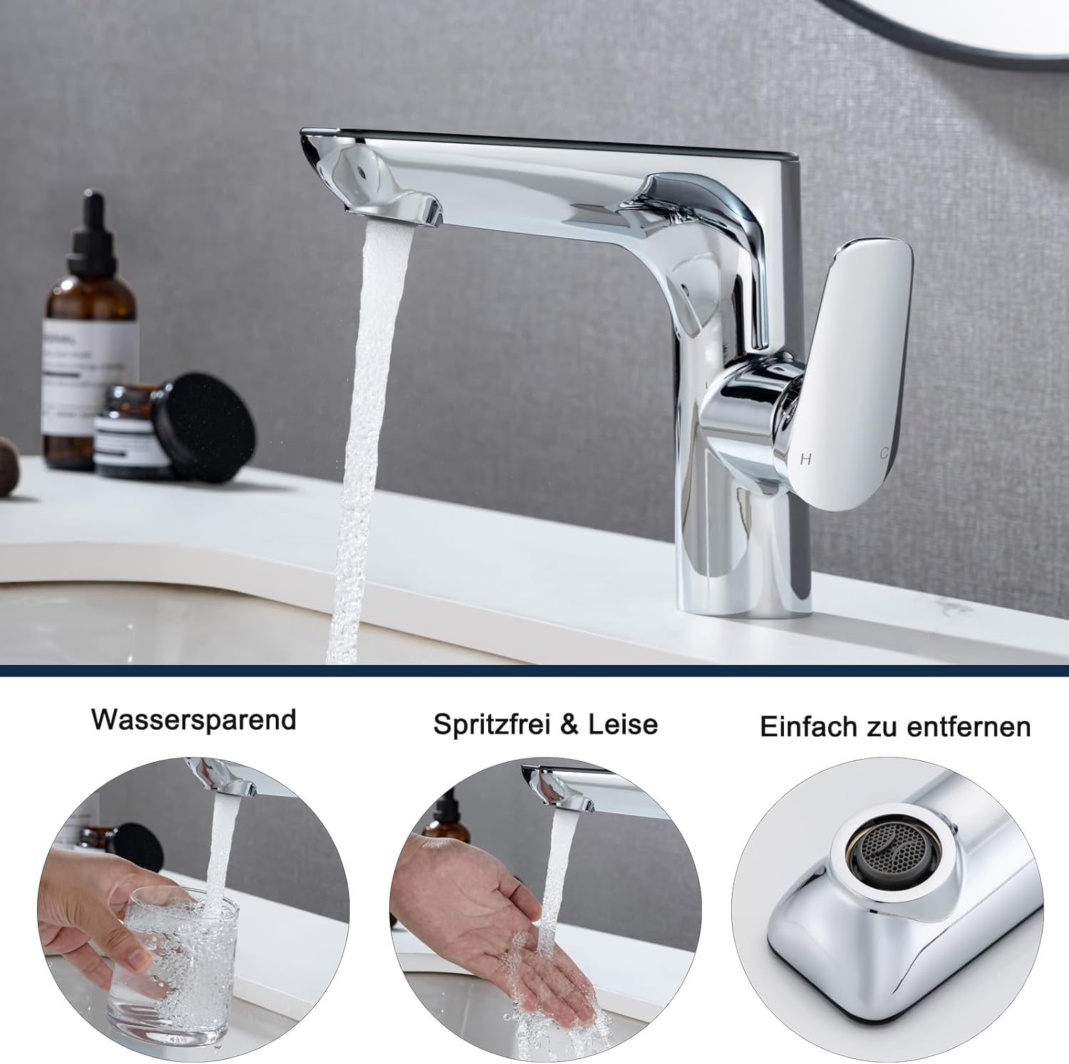 Csaptelep teljes nézete és csomagolása