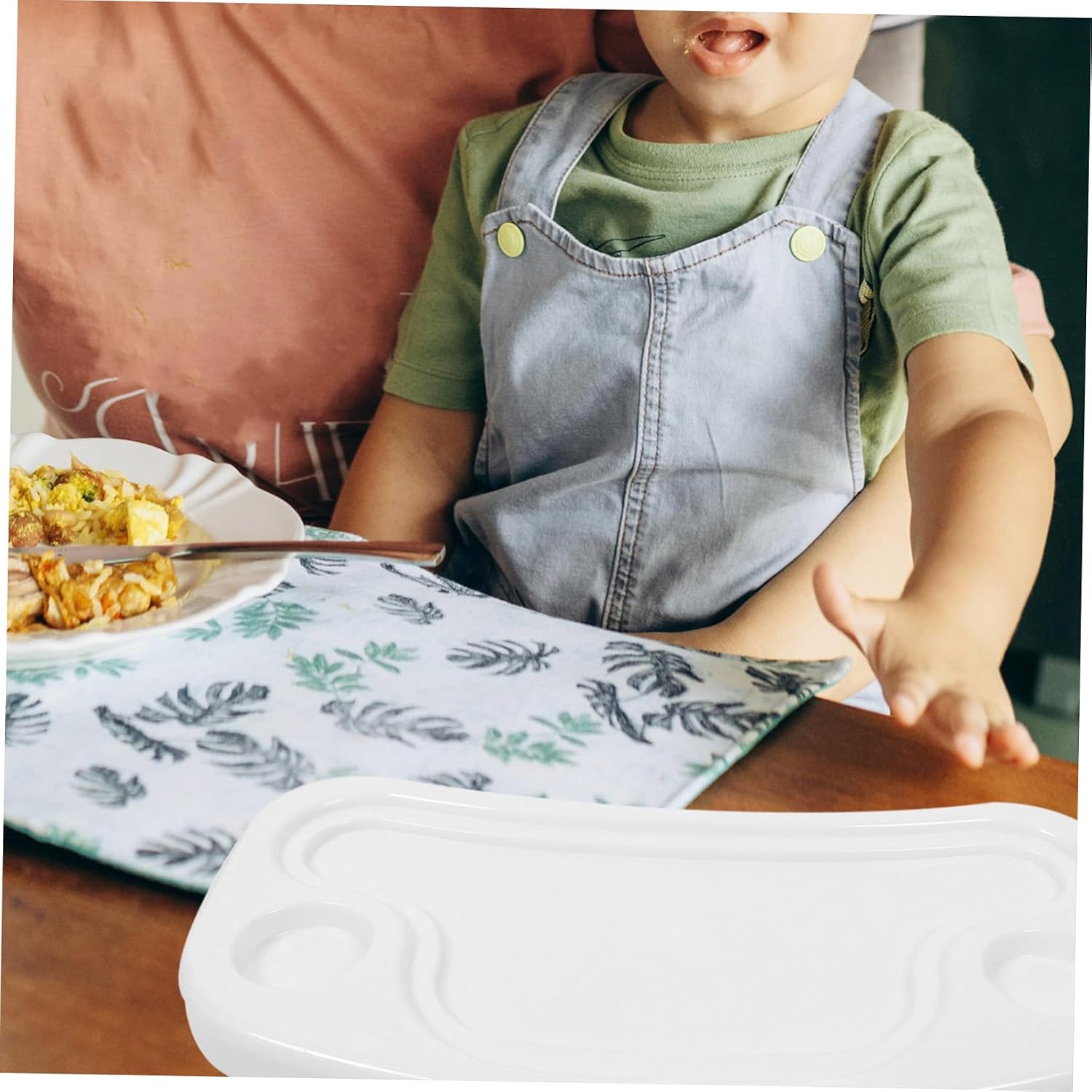 Milisten Wooden High Chair Tray for Sturdy Dinning Tray Insert for High Chairs Safe Simple Design for Home Use