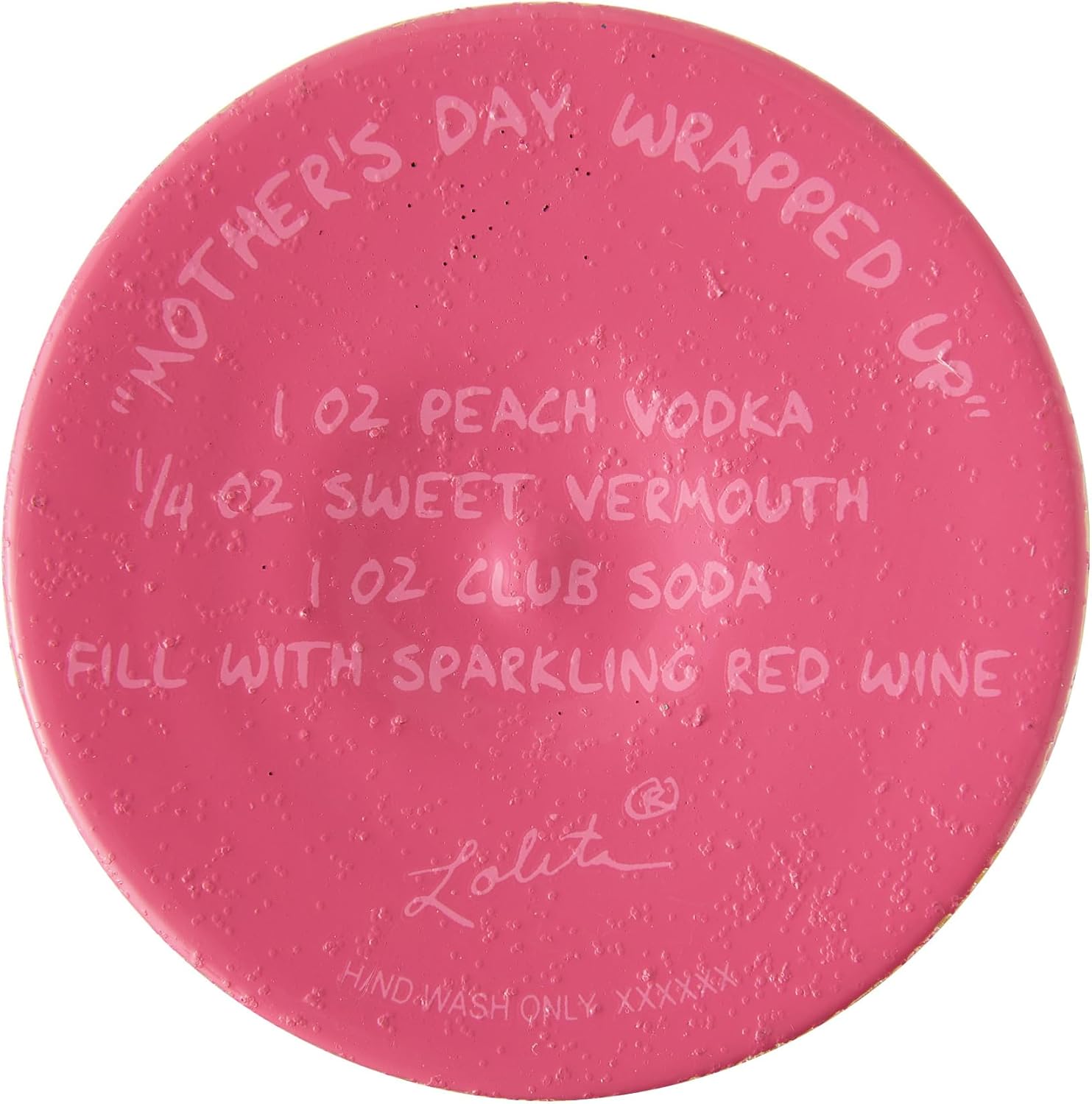 Enesco Lolita Designs Happy Mother's Day Wrapped Up Hand-Painted Artisan Wine Glass, 15 Ounce, Multicolor - Image 7