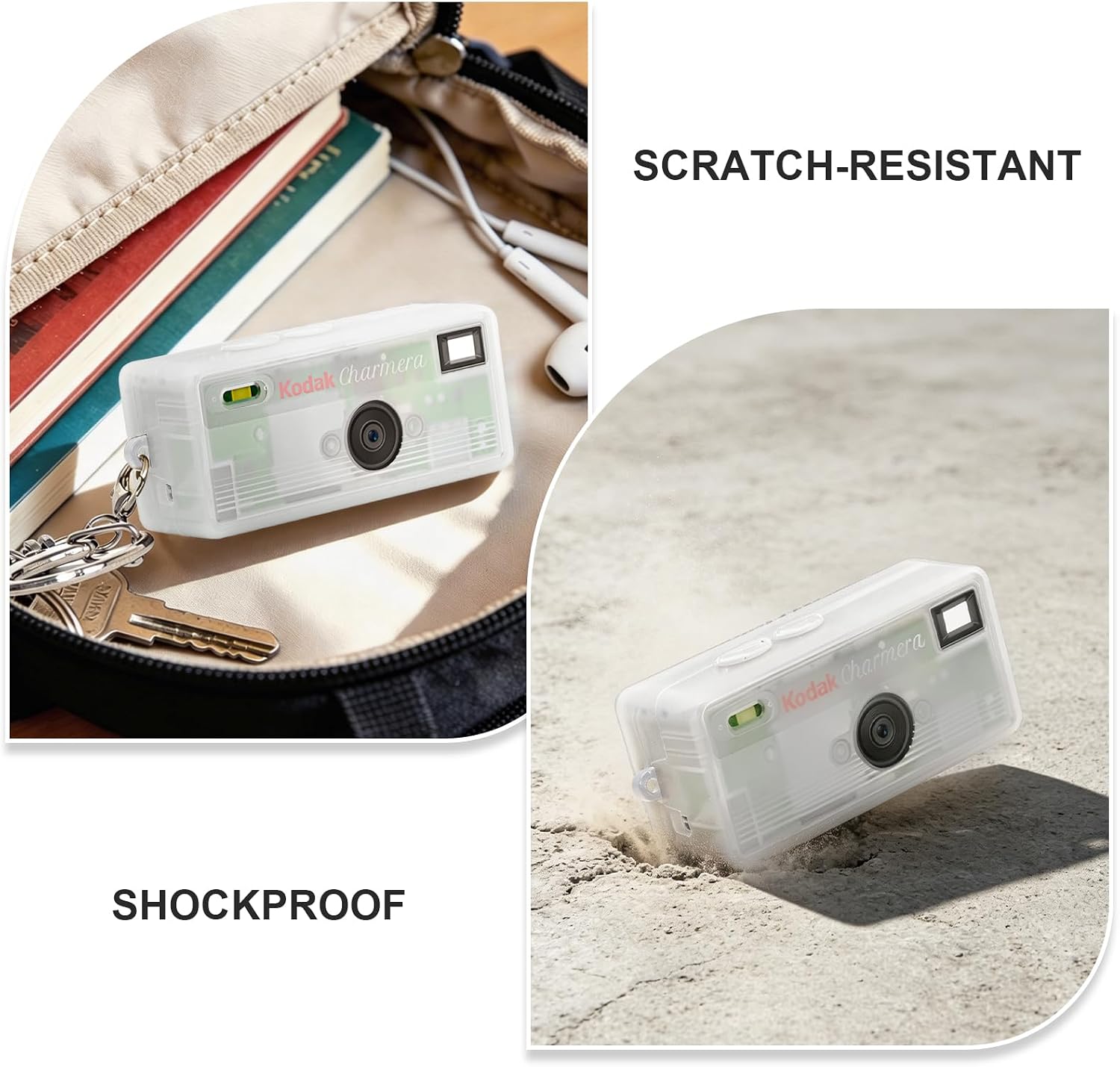 Silicone Case for KODAK CHARMERA Keychain Digital Camera, Clear image 5