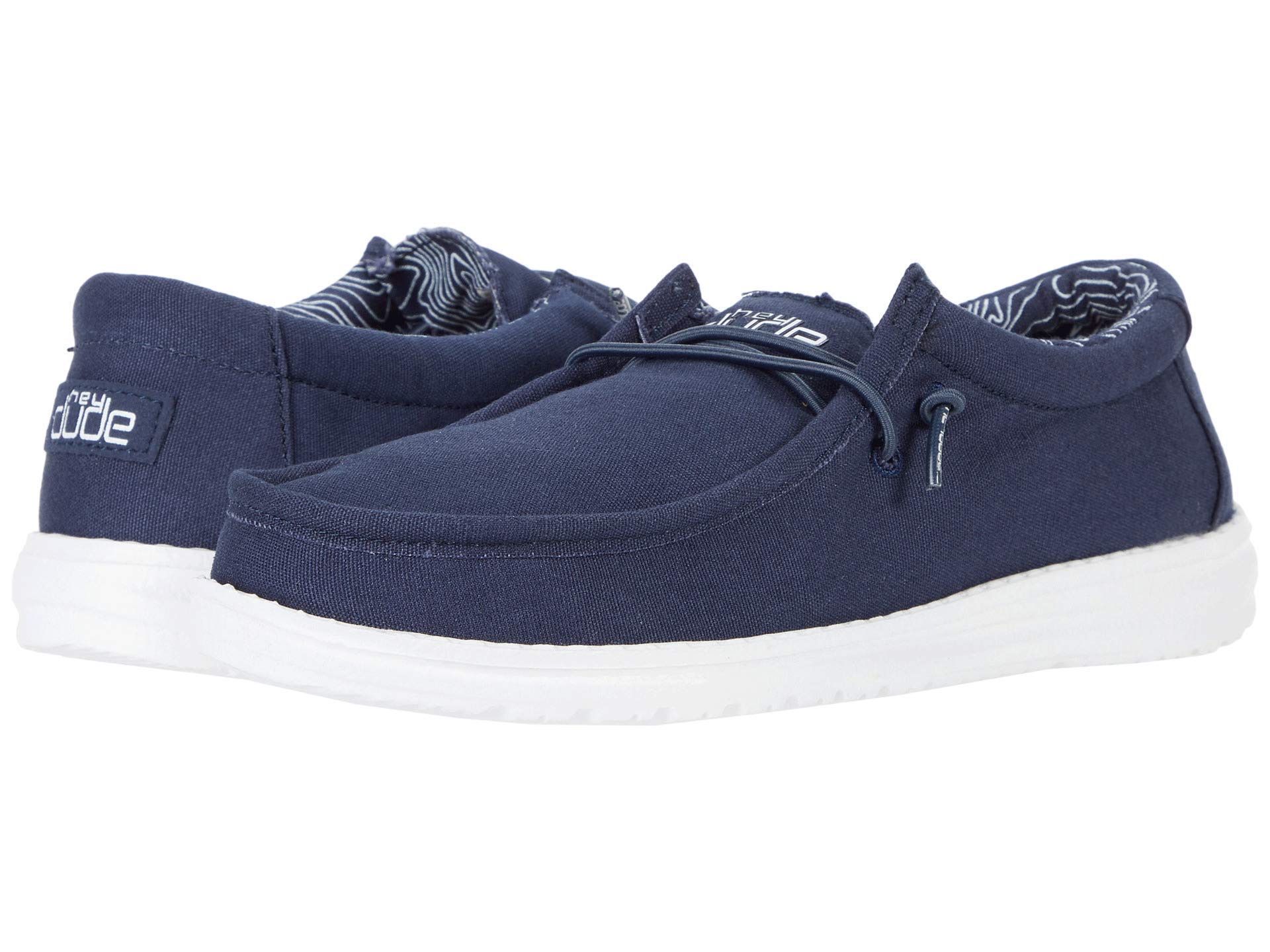 Hey Dude Unisex-Child Kids Wally Youth Stretch