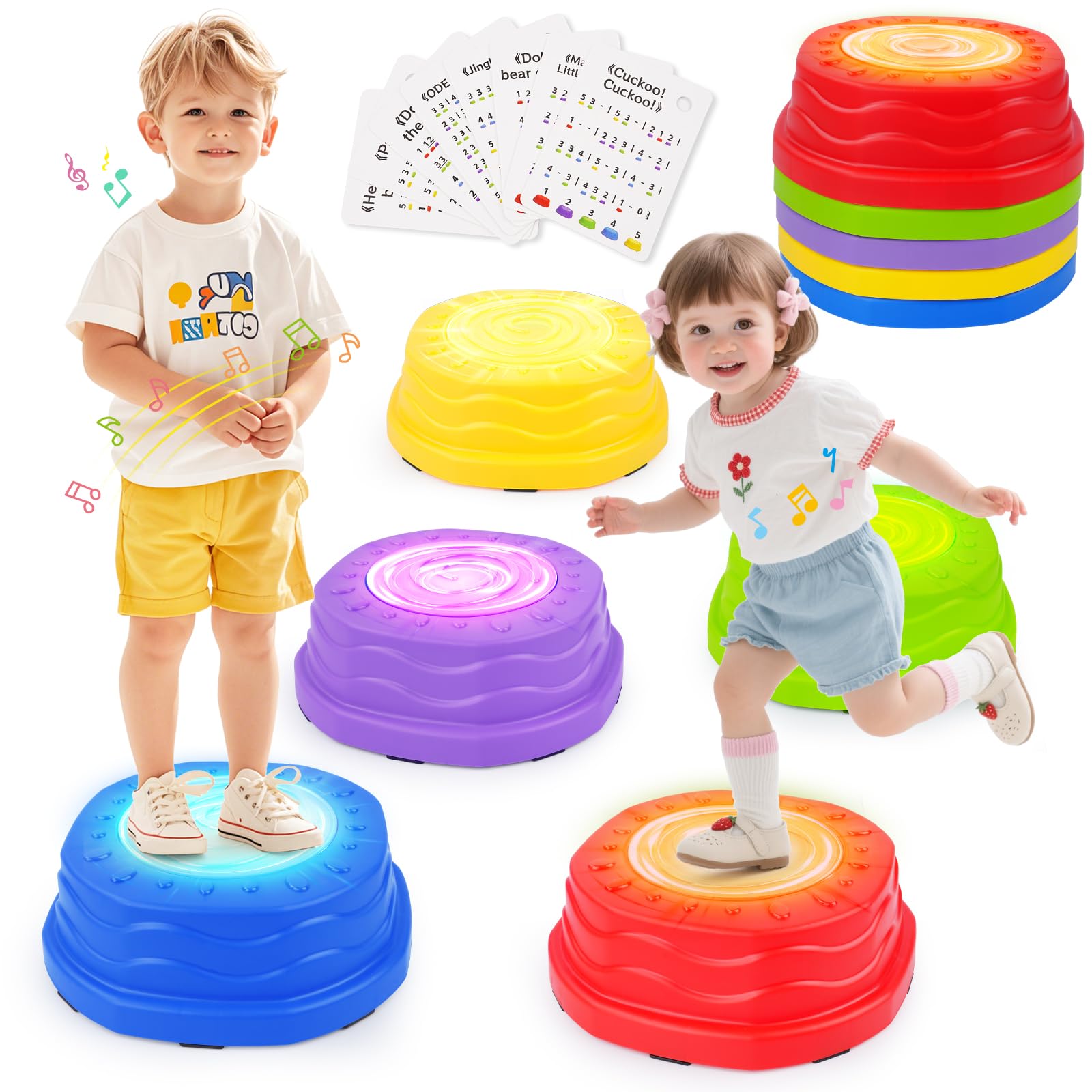 QANIY Light-Up Stepping Stones