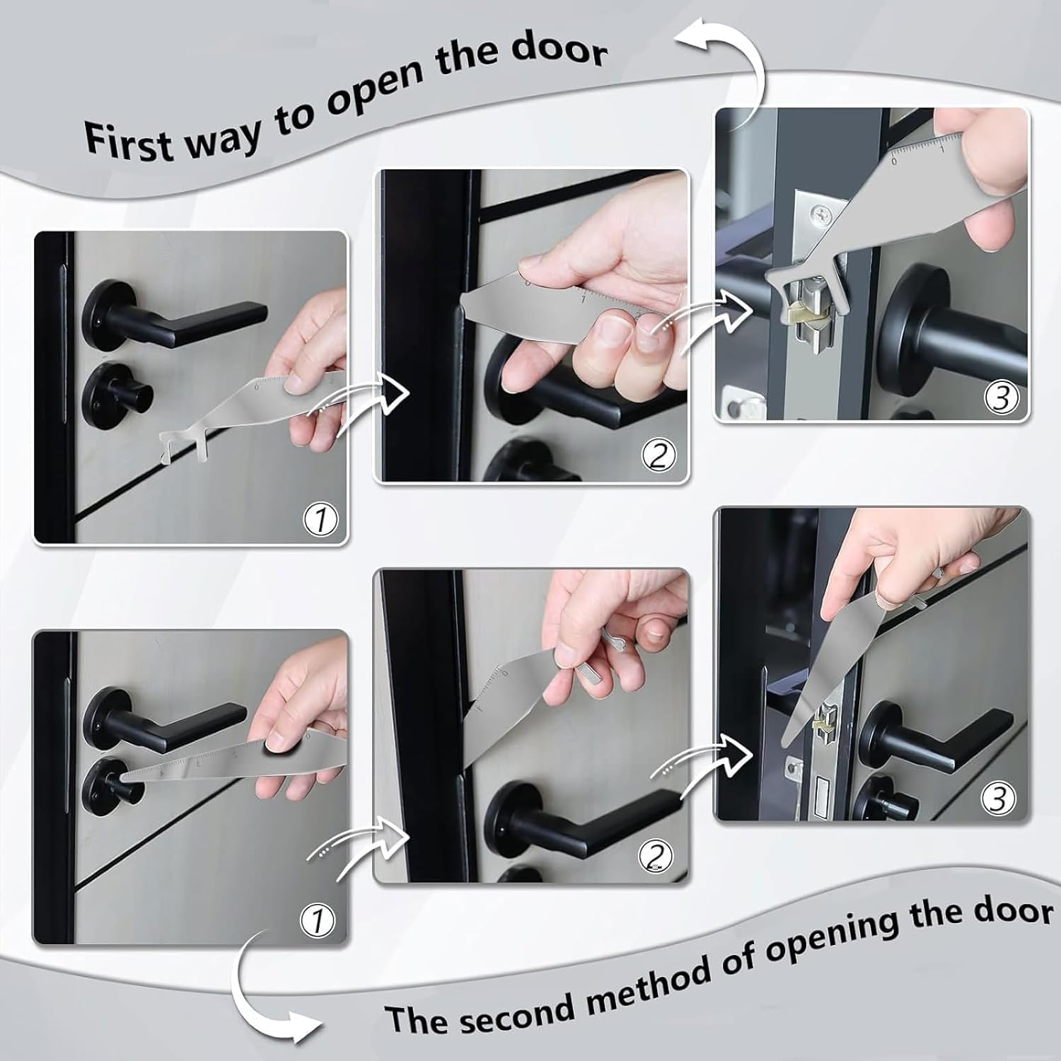 3 pz/set Strumenti per Vigili del Fuoco Pick Apriporta Strumento di Apertura Multiuso per Vigili del Fuoco Pry Bar Strumenti Blocco Picking Pry  1420