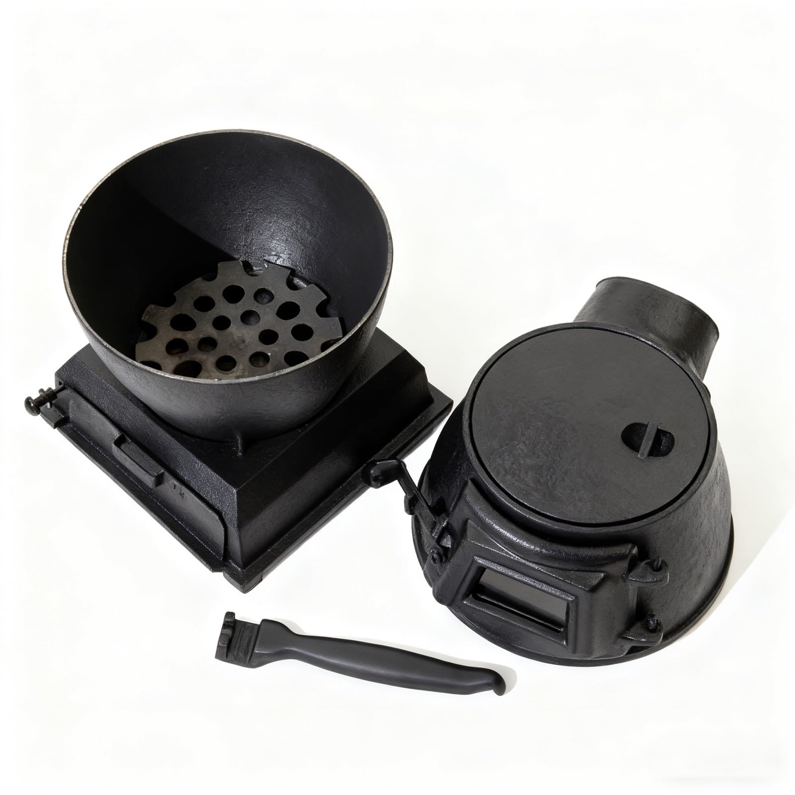 Stufa a Legna Cucine da Campeggio Il Design Senza Fumo e Adatto All'uso in Tende Rifugi e for Cucinare Riscaldare e Fare Barbecue Quotidianamente