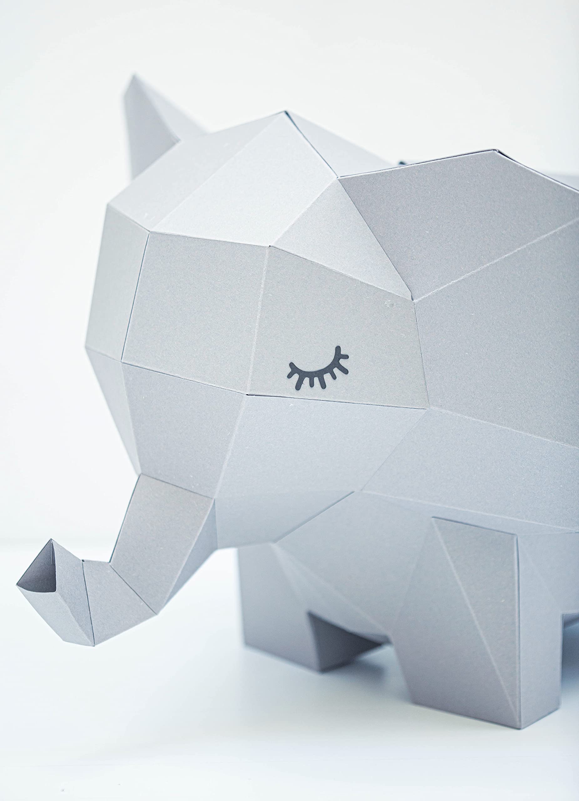 Kits DÉJÀ PRÉ-COUPÉ Papercraft 3D | Origami jeux de construction, Loisirs Créatifs, Puzzle 3D Maquette Assemblage Pliage Bricolage Sculpture Papier cartonné épais 300g (BAO l'Éléphant)