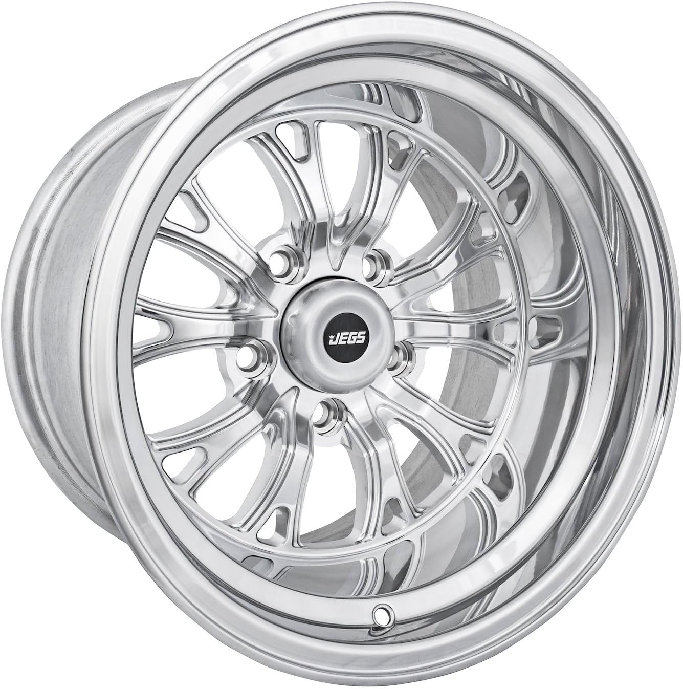 JEGS SSR Spike Wheel [Size: 15" x 10"] Fully Polished