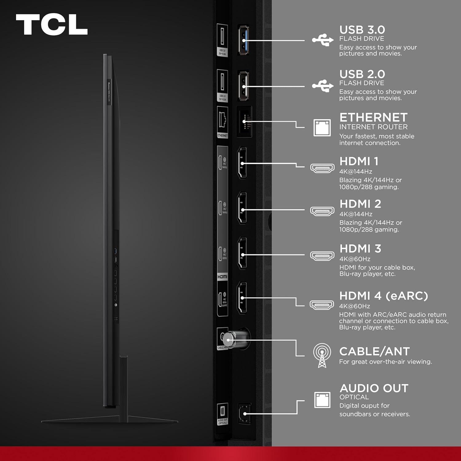 TCL 65 Inch Class QM7L Series | SQD-Mini-LED QLED Smart TV | 65QM7L, 2026 Model | 144Hz | Ultimate Color Ultra Brightness & Contrast | Google AI Bang & Olufsen | Voice Gaming Streaming Television 23 71KB9TIZ2IL. AC SL1500