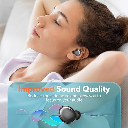 Miniatura 7 de Puntas de espuma viscoelástica para Samsung Galaxy Buds Pro  Plus, sin dolor de silicona en las orejas, almohadillas de repuesto antideslizantes,