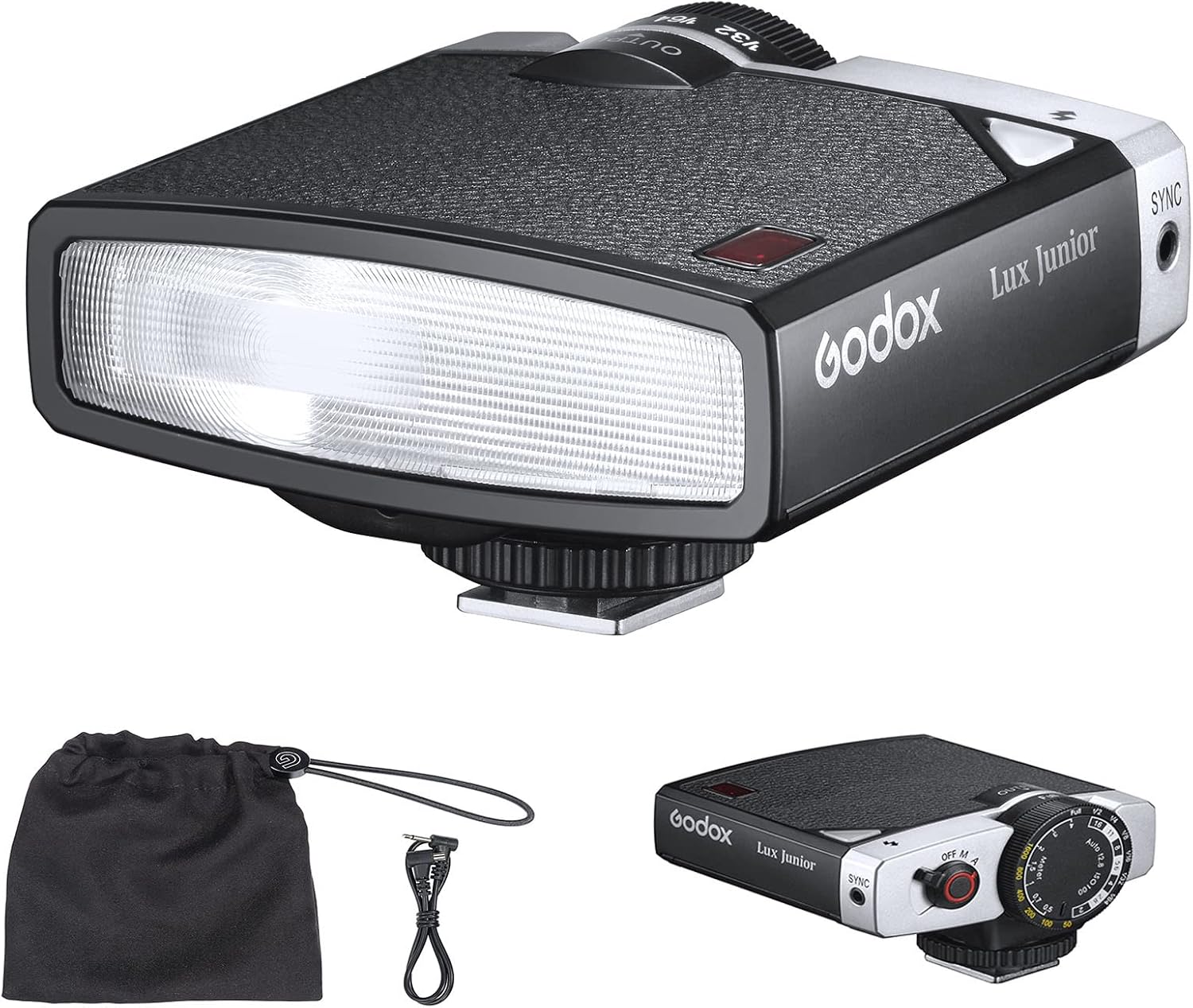 Godox Lux Junior Retro Camera Flash Compatible with Fujifilm, Can0n