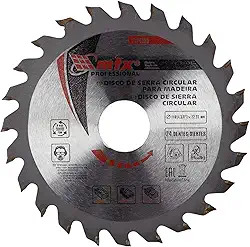 MTX Disco Circular Widea 110 mm × 22,23 mm × 40 Dentes – Corte Longitudinal e Transversal em Madeira