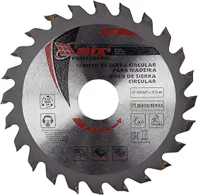 MTX Disco Circular Widea 110 mm × 22,23 mm × 40 Dentes – Corte Longitudinal e Transversal em Madeira