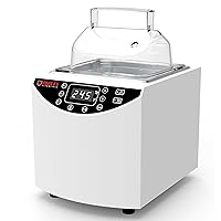 Vista 1 de 4E's USA Baño de agua - Baño de agua eléctrico digital de laboratorio de 2 litros con control preciso de temperatura, doble función de seguridad