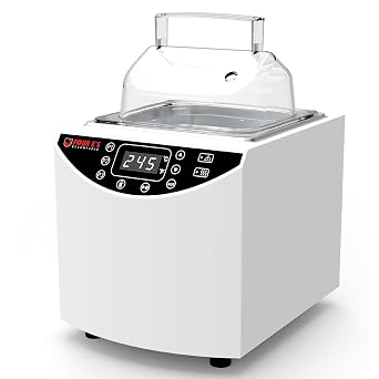 4Es USA Water Bath - Digital 2 Liter Laboratory Electric Water Bath with Precise Temperature Control, Double Safety Features, and Easy to Read LED Display, Model WB101