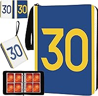 Vista 1 de Carpeta de tarjetas de baloncesto con mangas, 400 bolsillos, tarjetero de baloncesto #30 para tarjetas intercambiables, organizador de carpetas
