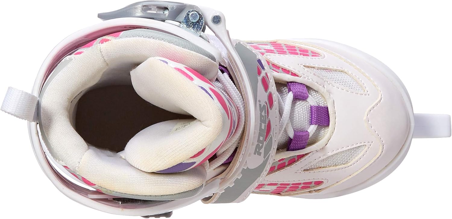 Roces Girls Moody Ice Girl Beginner Figure Ice Skates Italian Pink 450655 00001 : Sports & Outdoors